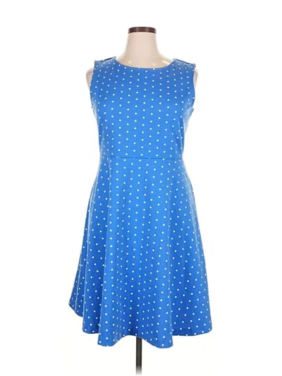 Pre-owned Talbots Casual Dress In Blue