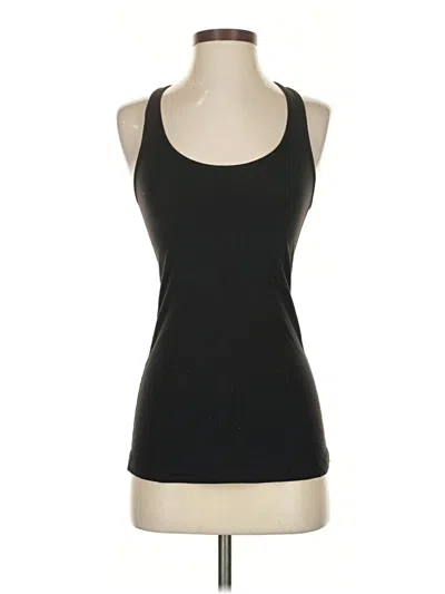 Pre-owned Lululemon Athletica Tank Top Black Halter Neckline Tops