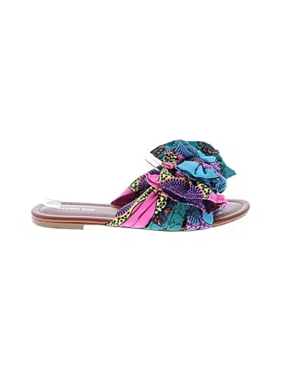 Pre-owned Gianni Bini Sandals In Purple