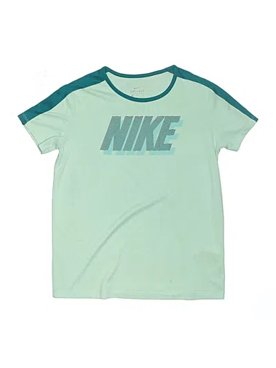 Pre-owned Nike Kids' Active T-shirt In Green