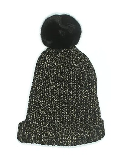 Pre-owned Love Your Melon Beanie Hat In Black