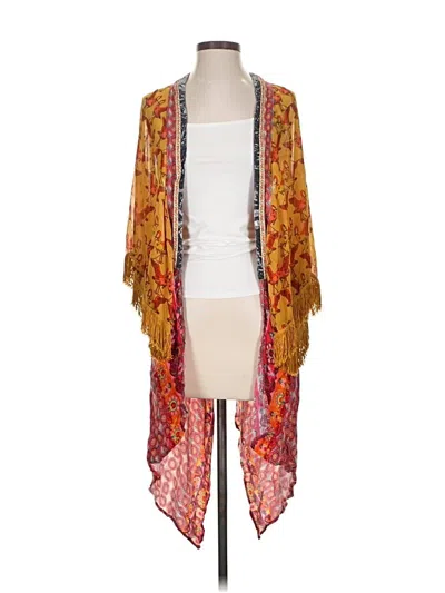 Pre-owned Ivy Jane Kimono In Orange