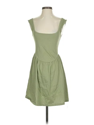 Pre-owned Asos Design Casual Dress In Green