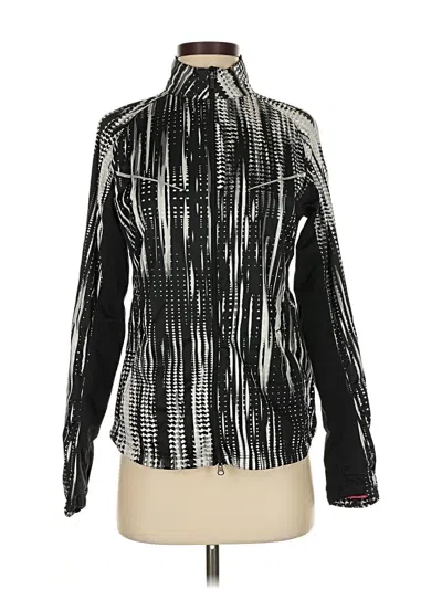 Pre-owned Saucony Track Jacket In Black