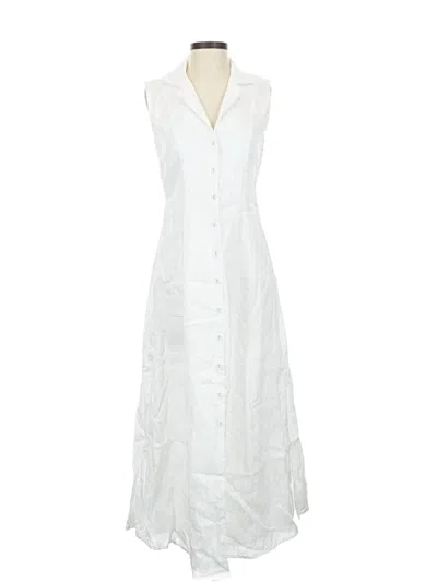 Pre-owned Magaschoni Casual Dress In White