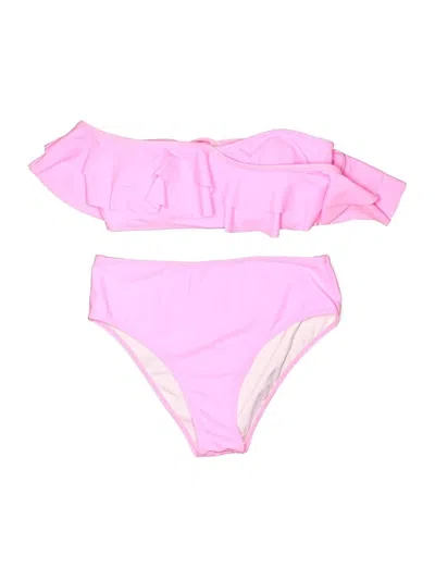 Pre-owned Assorted Brands Two Piece Swimsuit In Pink