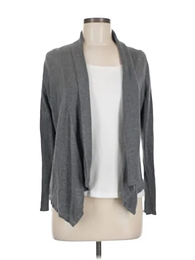 Pre-owned Fever Cardigan Sweater In Gray