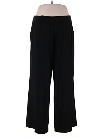 Pre-owned Lane Bryant Casual Pants In Black