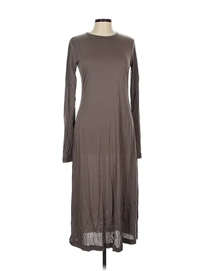 Pre-owned H&m Casual Dress In Gray