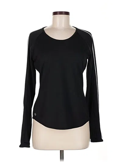 Pre-owned Athleta Long Sleeve T-shirt In Black