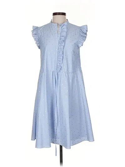 Pre-owned Ted Baker Casual Dress In Blue
