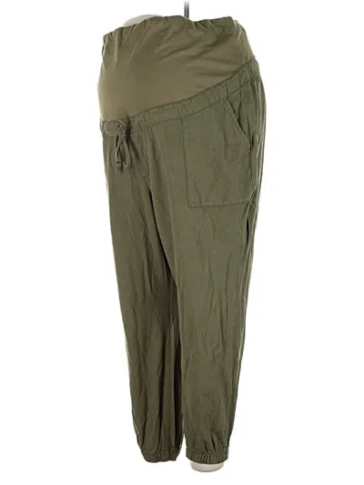 Pre-owned Gap - Maternity Cargo Pants In Green