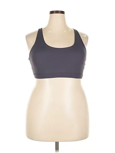 Pre-owned Running Girl Sports Bra In White