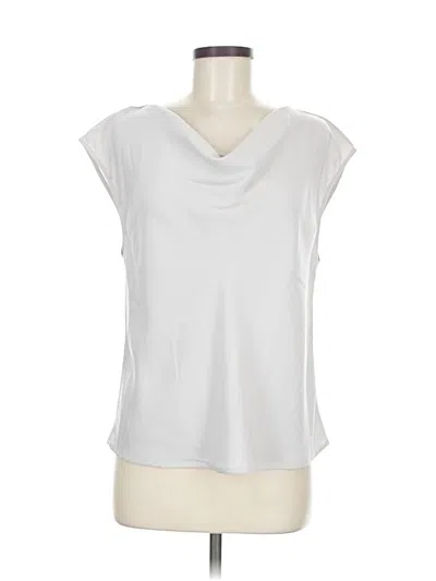 Pre-owned Banana Republic Factory Store Sleeveless Blouse In White