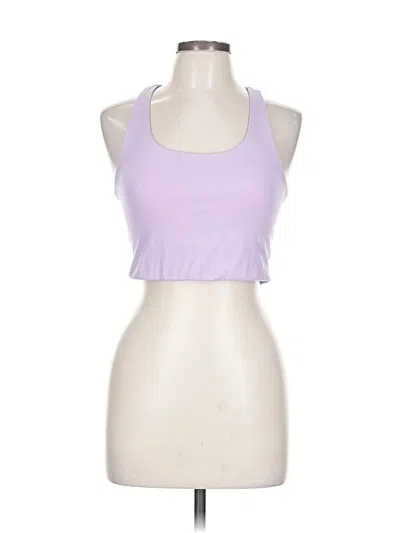 Pre-owned Girlfriend Collective Tank Top Purple Halter Neckline Tops