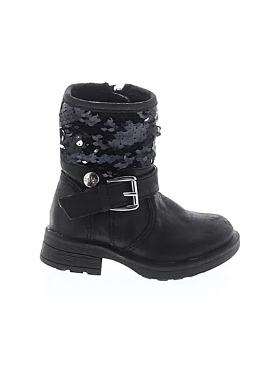 Pre-owned Nicole Miller Kids' Boots In Black