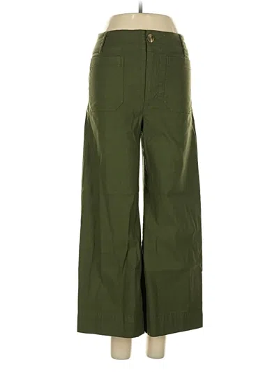 Pre-owned Maeve By Anthropologie Casual Pants In Green