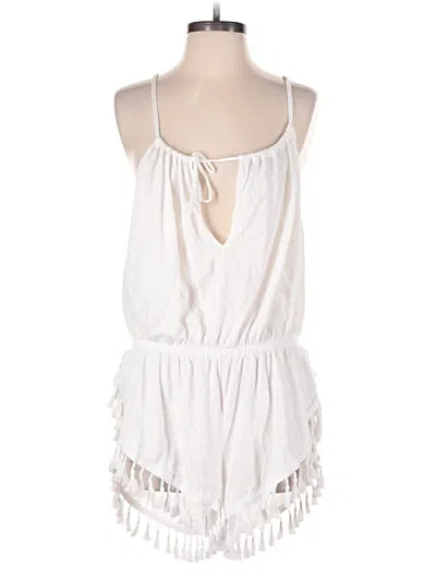 Pre-owned Victoria's Secret Romper In White