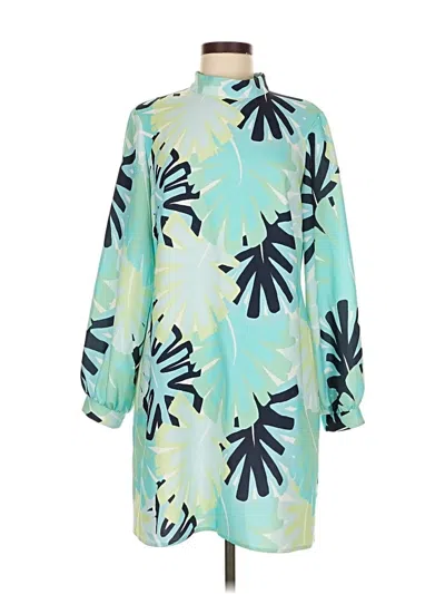 Pre-owned Sail To Sable Casual Dress In Green