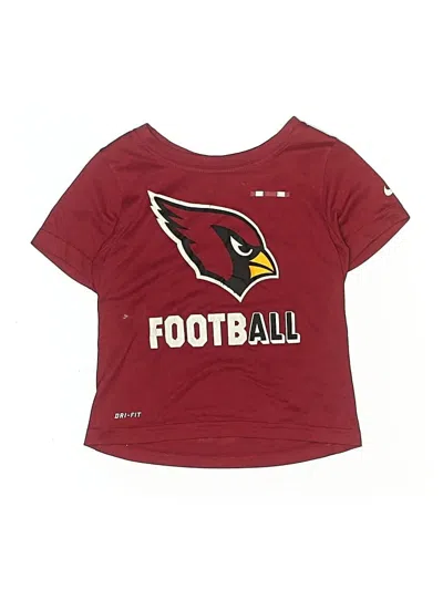 Pre-owned Nike Kids' Short Sleeve T-shirt In Burgundy