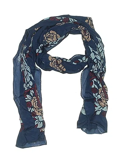 Pre-owned Unbranded Scarf In Blue