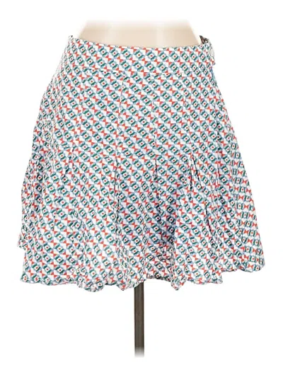 Pre-owned Maeve By Anthropologie Casual Skirt In White