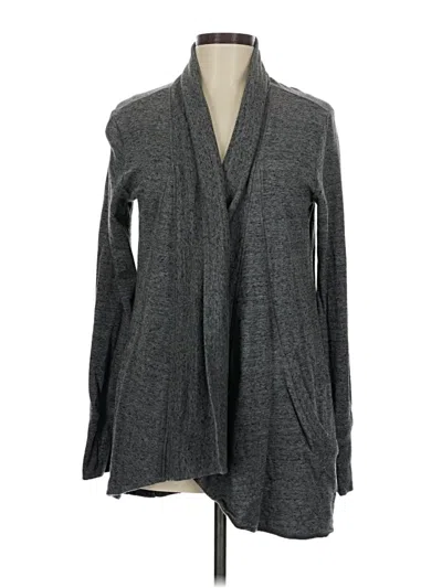 Pre-owned Athleta Cardigan Sweater In Gray