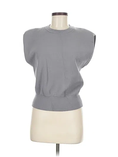 Pre-owned Zara Sweatshirt In Gray