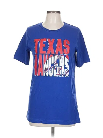 Pre-owned Genuine Merchandise By Team Athletics Short Sleeve T-shirt In Blue