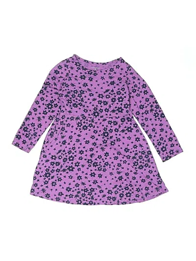 Pre-owned Lands' End Kids'  Dress In Purple