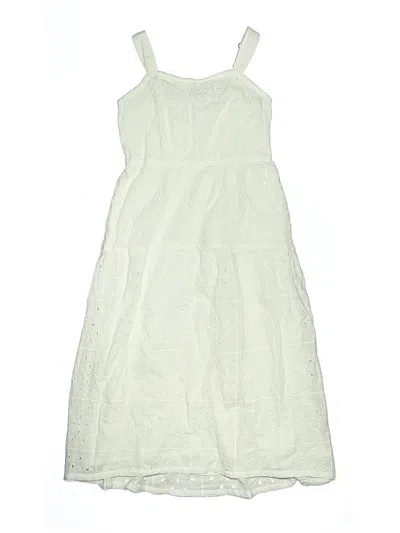 Pre-owned Abercrombie Kids' Dress In White