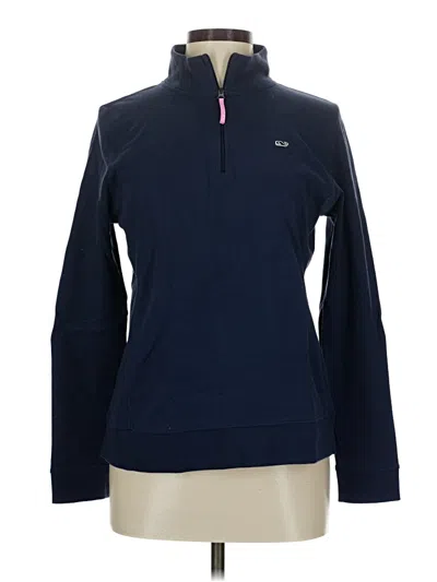 Pre-owned Vineyard Vines Pullover Sweater In Blue