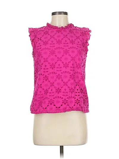 Pre-owned Jennifer & Grace Sleeveless T-shirt In Pink