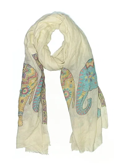 Pre-owned Unbranded Scarf In White