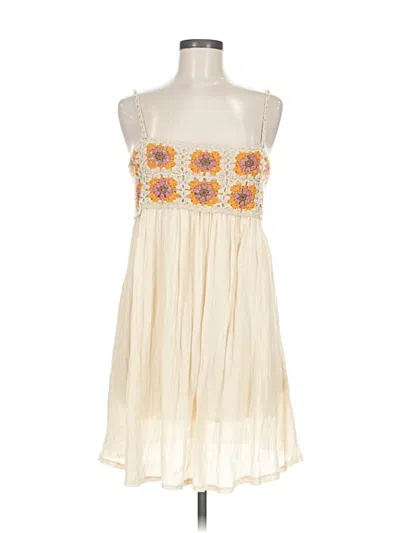 Pre-owned Vici Casual Dress In Brown