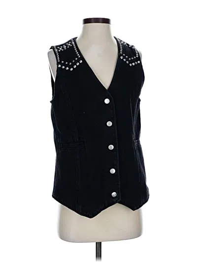 Pre-owned Forever 21 Vest In Black