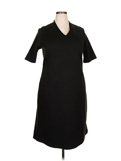 Pre-owned Liz Claiborne Casual Dress In Black