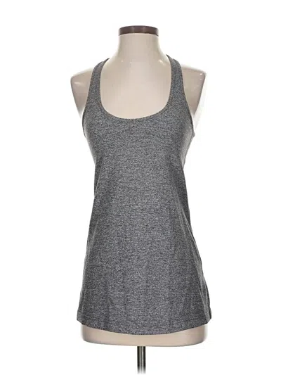 Pre-owned Lululemon Athletica Active Tank Top In Gray