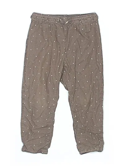 Pre-owned H&m Kids' Khaki Pant In Brown