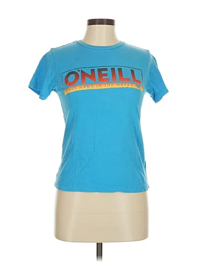 Pre-owned O'neill Short Sleeve T-shirt In Blue