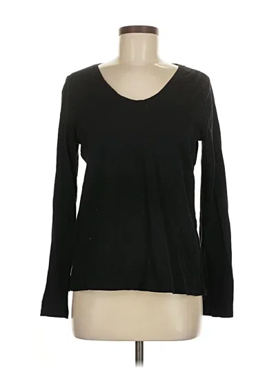 Pre-owned Gap Long Sleeve T-shirt In Black