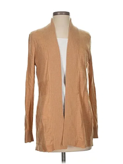 Pre-owned Talbots Wool Cardigan Sweater In Brown
