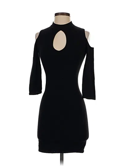 Pre-owned Bebe Cocktail Dress In Black