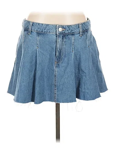 Pre-owned Cotton On Denim Skirt In Blue