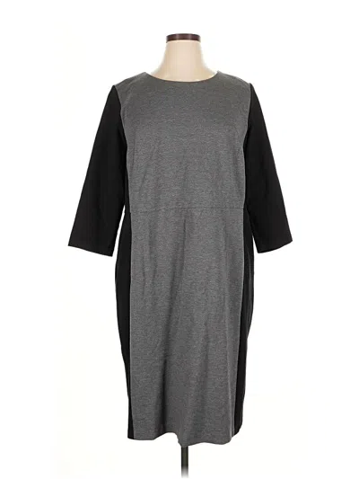 Pre-owned Talbots Casual Dress In Gray