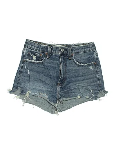 Pre-owned Abercrombie & Fitch Denim Shorts In Blue