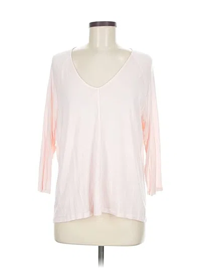Pre-owned Gap Outlet 3/4 Sleeve T-shirt In Pink
