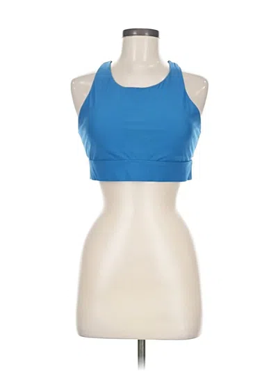 Pre-owned Fabletics Tank Top Blue Halter Neckline Tops