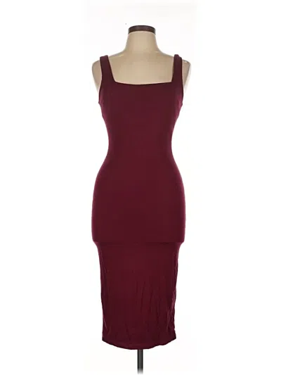 Pre-owned Windsor Cocktail Dress In Burgundy
