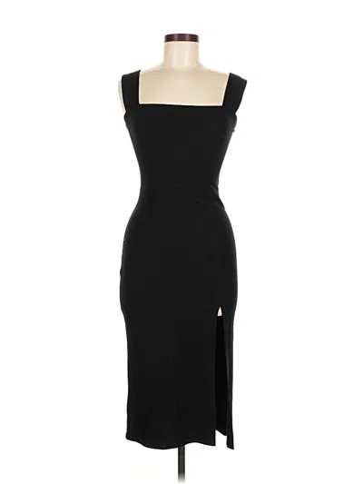 Pre-owned Reformation Cocktail Dress In Black